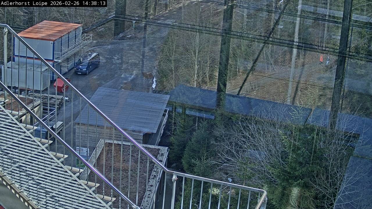 Archived image Webcam Willingen: Trail at Ski Jumping Area