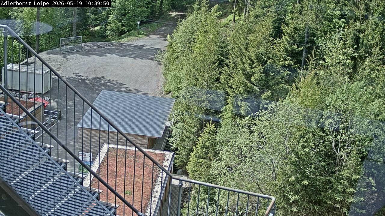 Archived image Webcam Willingen: Trail at Ski Jumping Area