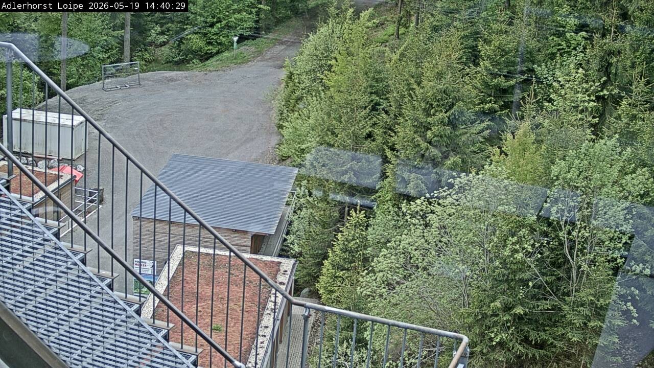 Archived image Webcam Willingen: Trail at Ski Jumping Area