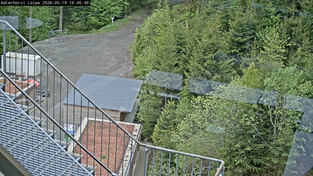 Archived image Webcam Willingen: Trail at Ski Jumping Area