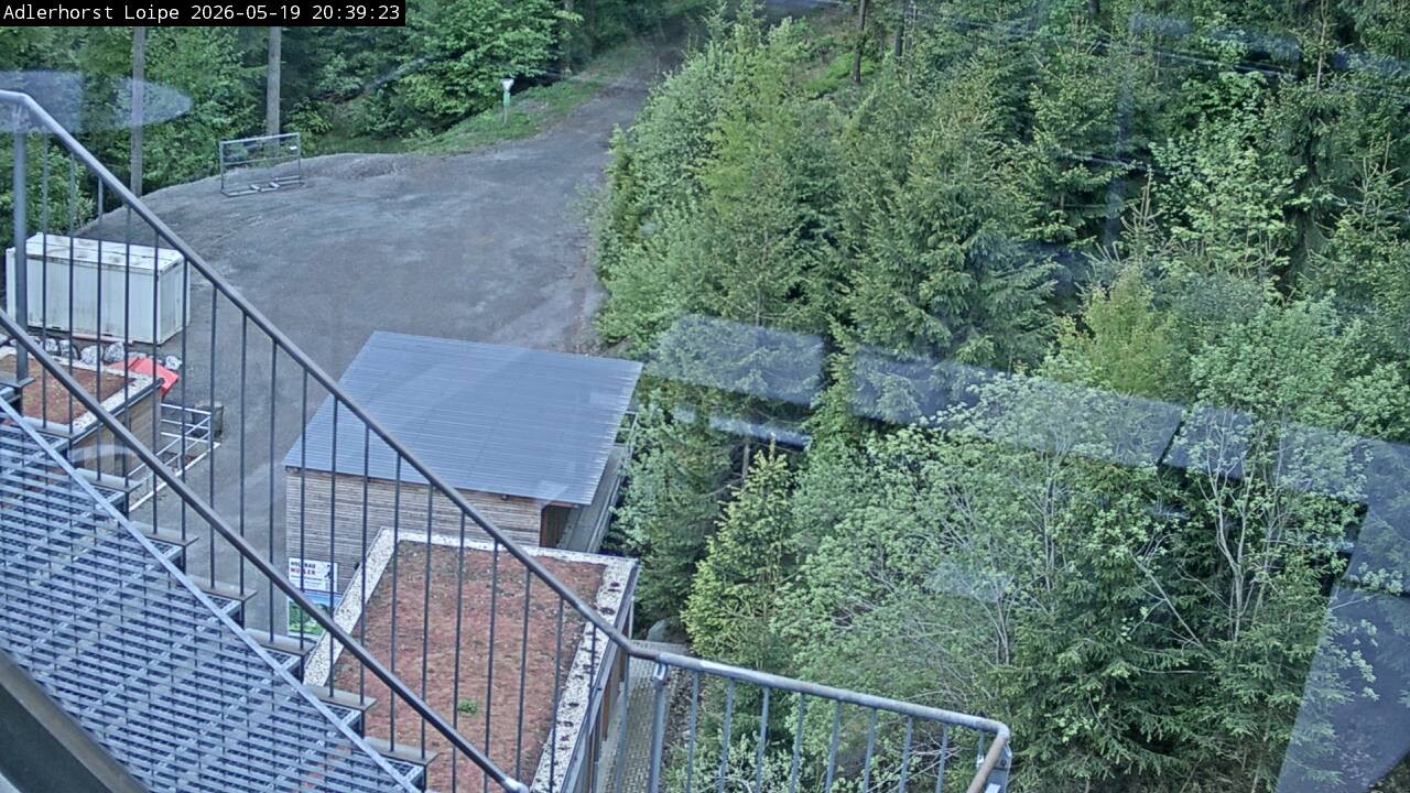Archived image Webcam Willingen: Trail at Ski Jumping Area
