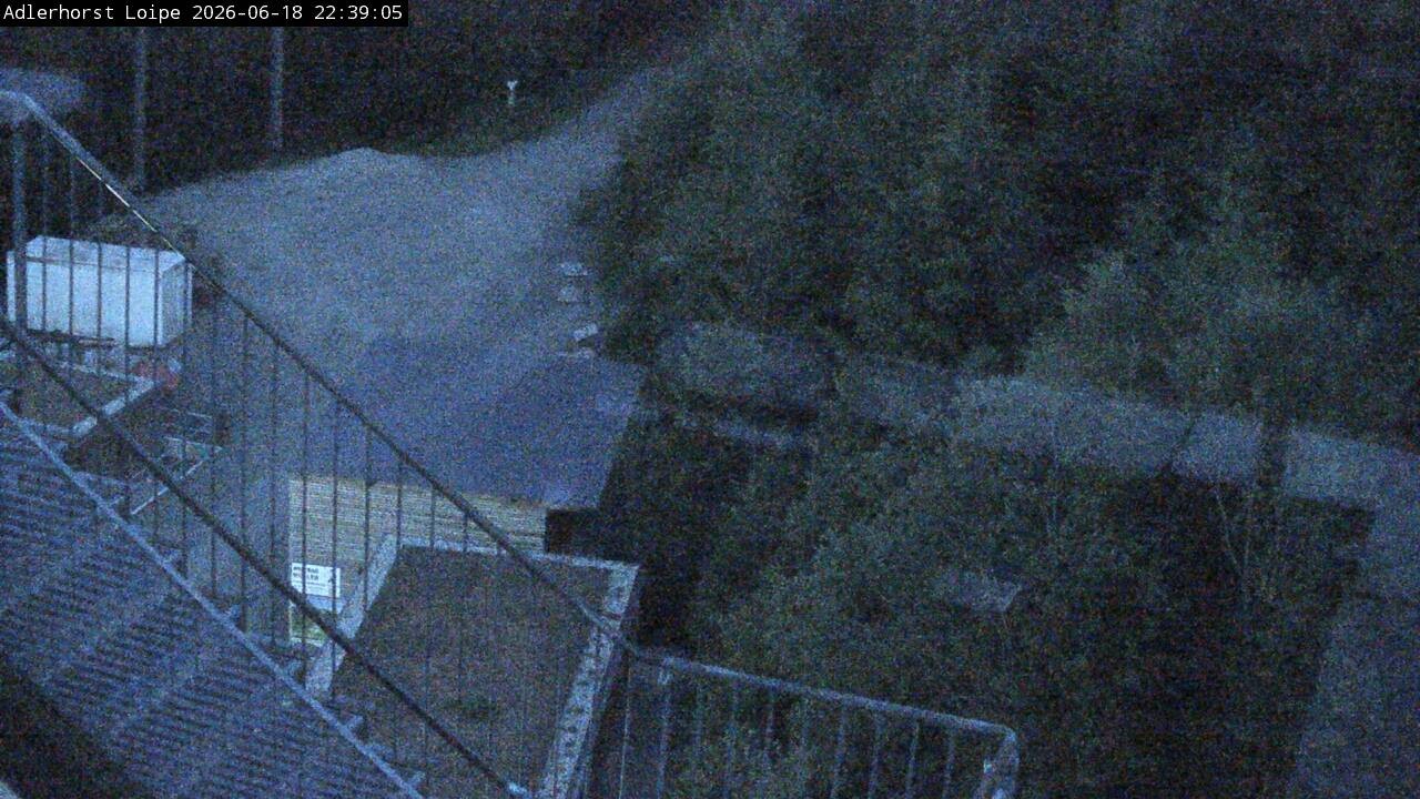 Archived image Webcam Willingen: Trail at Ski Jumping Area