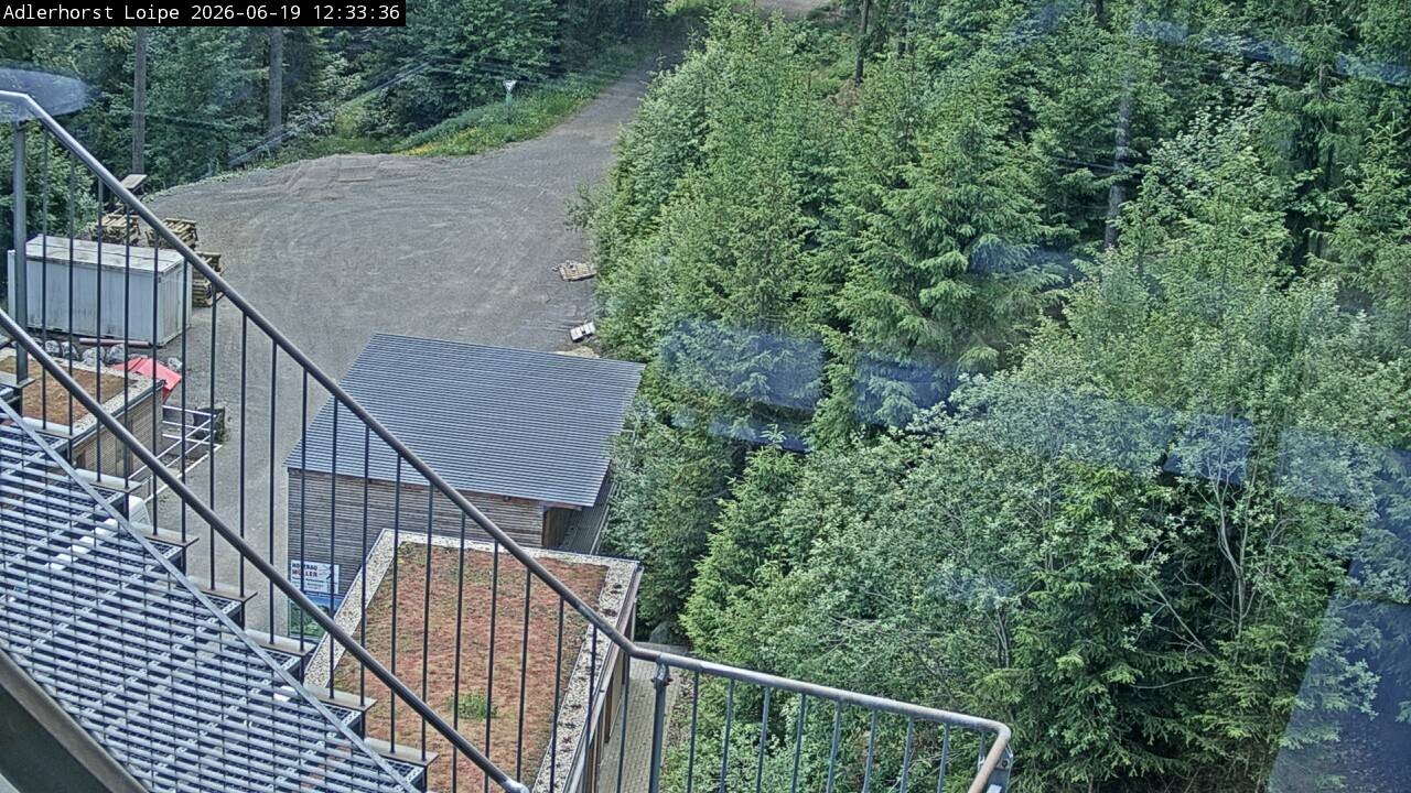 Archived image Webcam Willingen: Trail at Ski Jumping Area