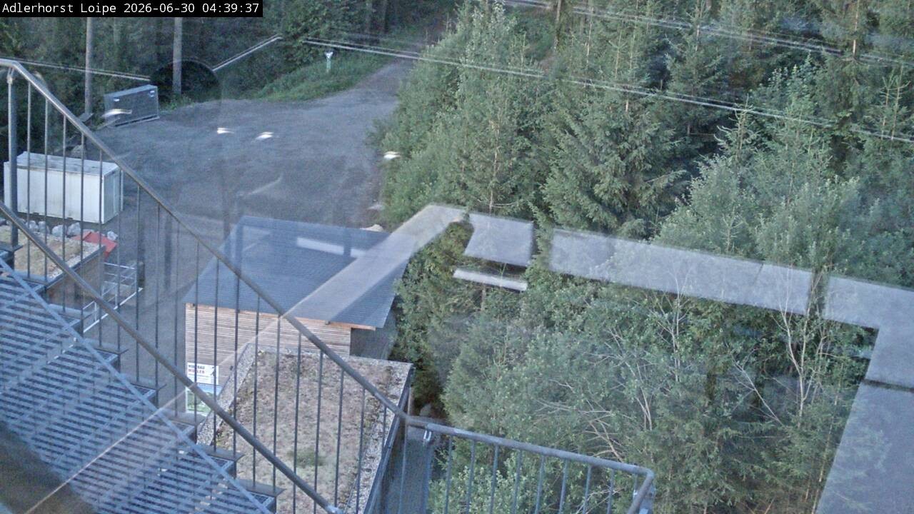 Archived image Webcam Willingen: Trail at Ski Jumping Area
