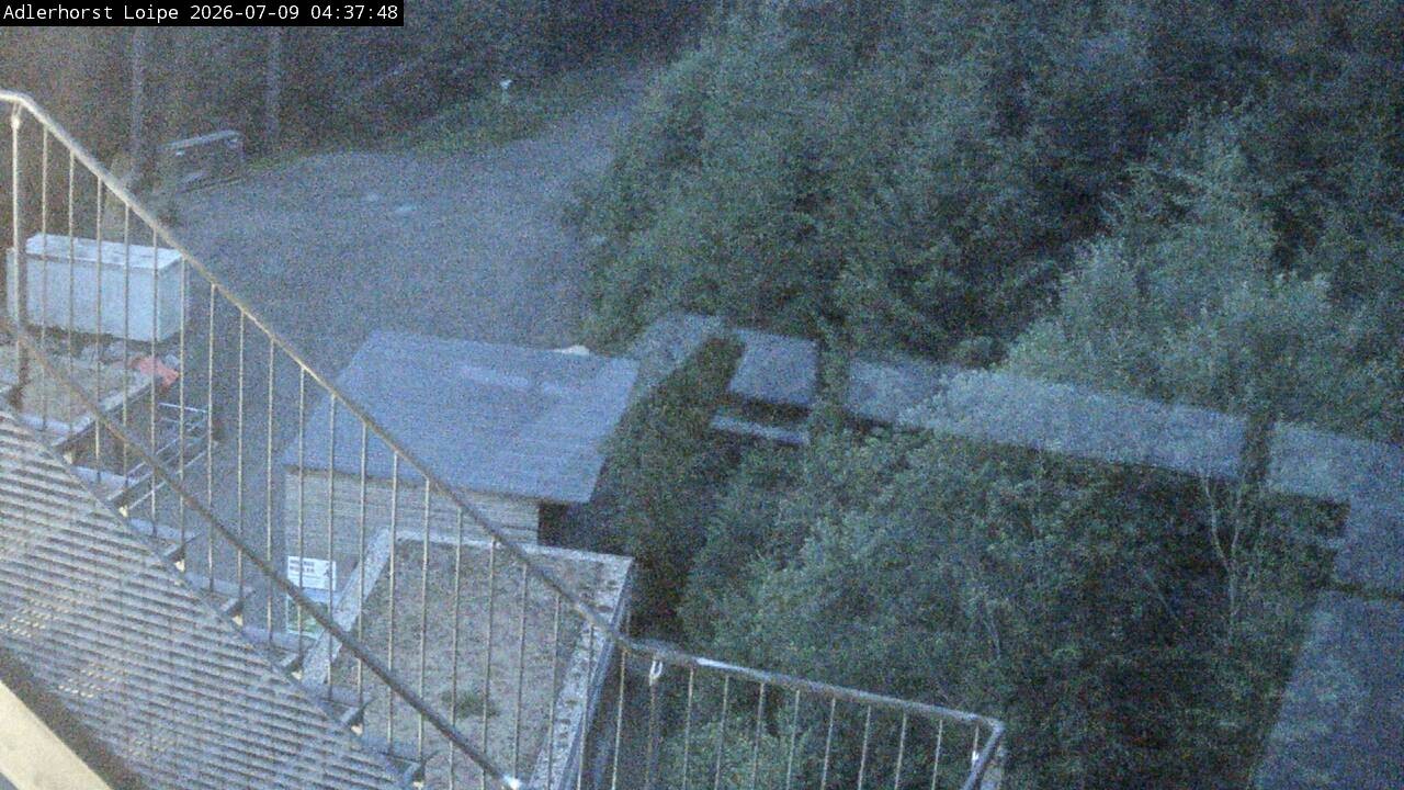 Archived image Webcam Willingen: Trail at Ski Jumping Area