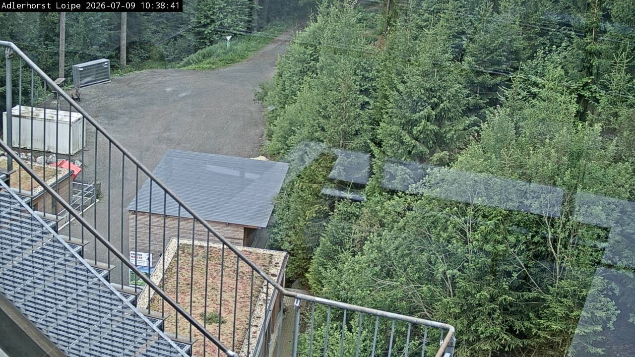 Archived image Webcam Willingen: Trail at Ski Jumping Area