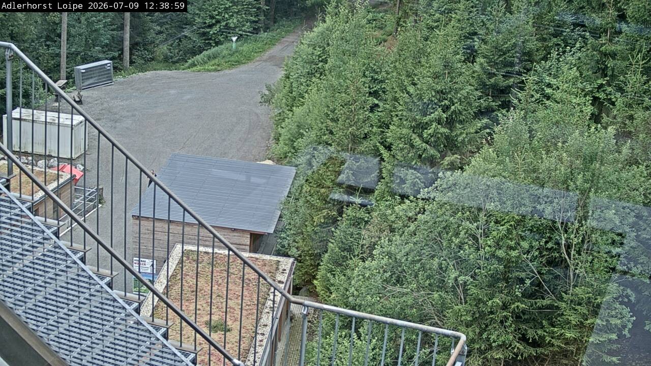 Archived image Webcam Willingen: Trail at Ski Jumping Area