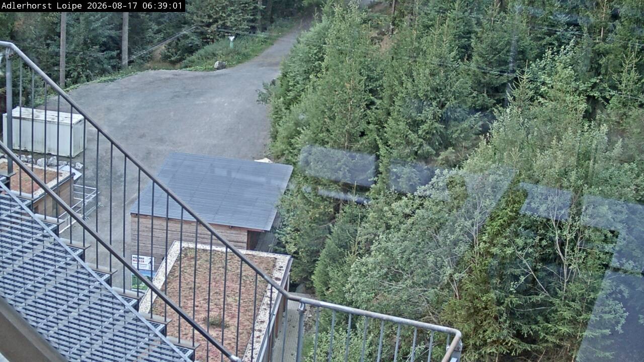 Archived image Webcam Willingen: Trail at Ski Jumping Area