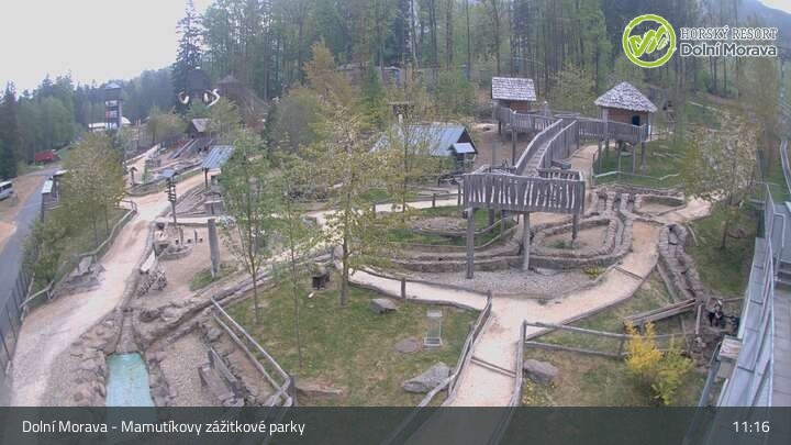Archiv Foto Webcam Dolni Morava: Hängebrücke Sky Bridge
