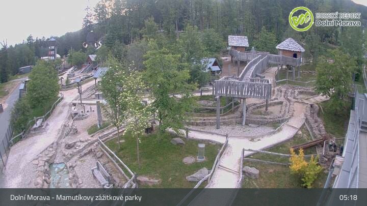Archiv Foto Webcam Dolni Morava: Hängebrücke Sky Bridge