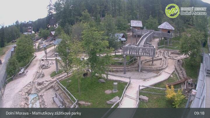 Archiv Foto Webcam Dolni Morava: Hängebrücke Sky Bridge
