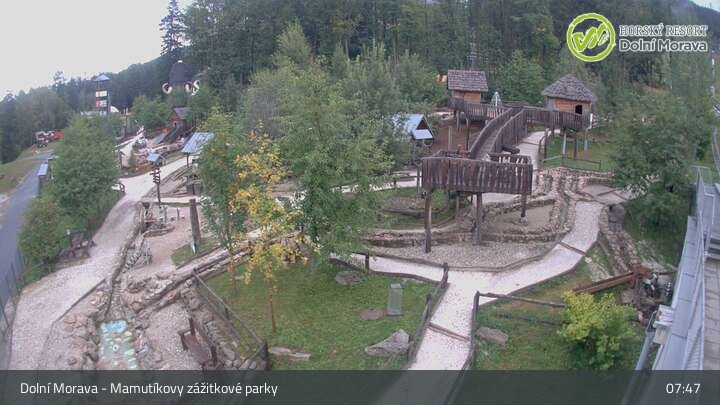 Archiv Foto Webcam Dolni Morava: Hängebrücke Sky Bridge