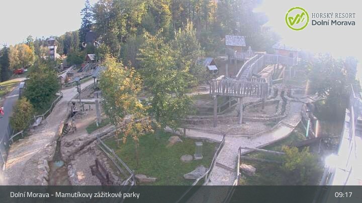 Archiv Foto Webcam Dolni Morava: Hängebrücke Sky Bridge