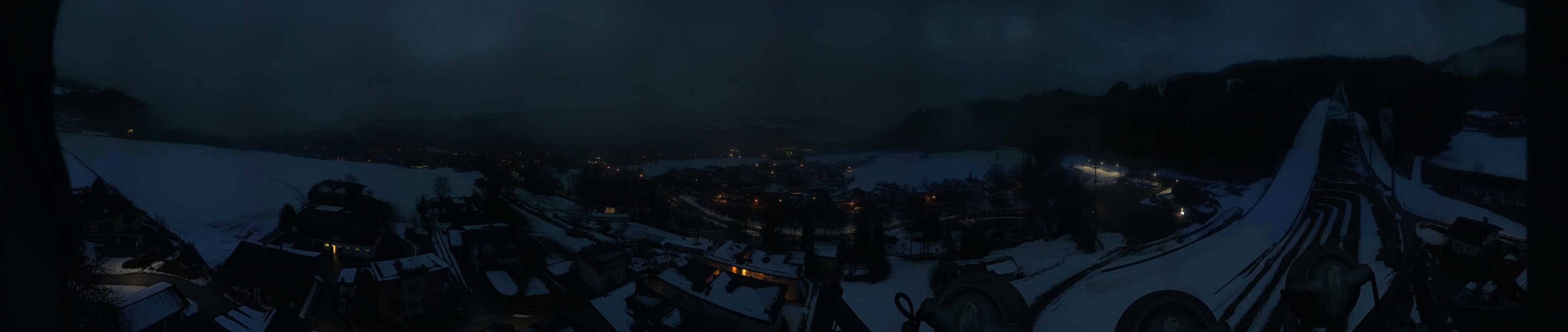 Archived image Webcam Bischofshofen - Village and Ski Jumping Area