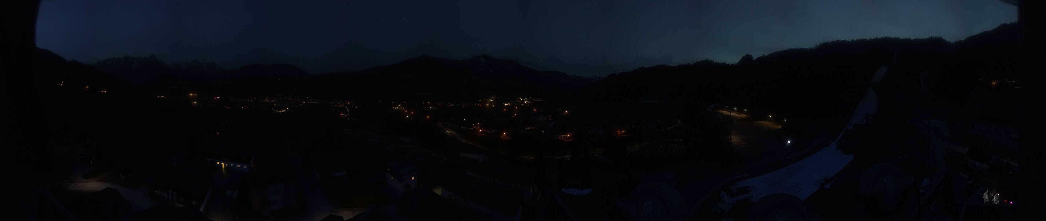 Archived image Webcam Bischofshofen - Village and Ski Jumping Area