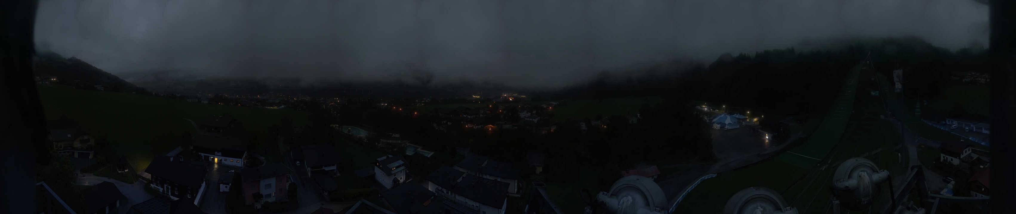 Archived image Webcam Bischofshofen - Village and Ski Jumping Area