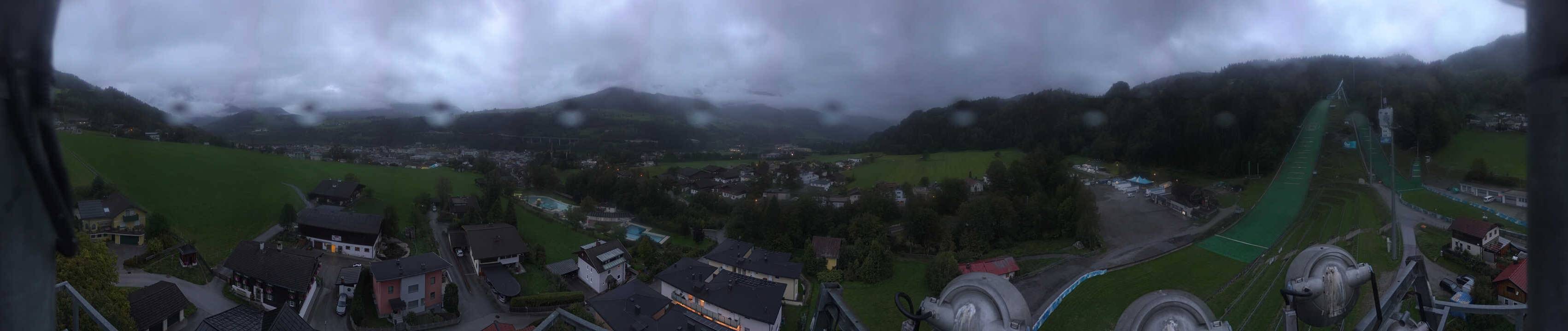 Archived image Webcam Bischofshofen - Village and Ski Jumping Area
