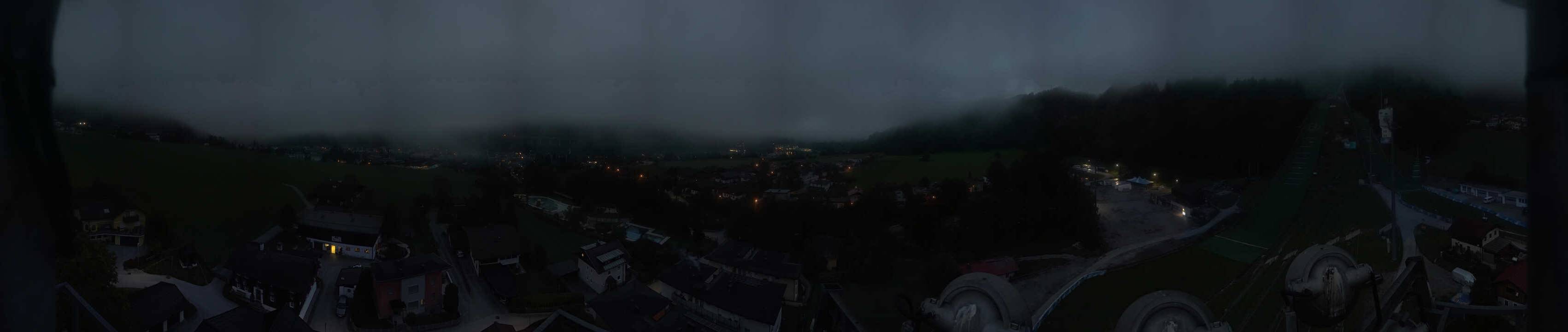 Archived image Webcam Bischofshofen - Village and Ski Jumping Area