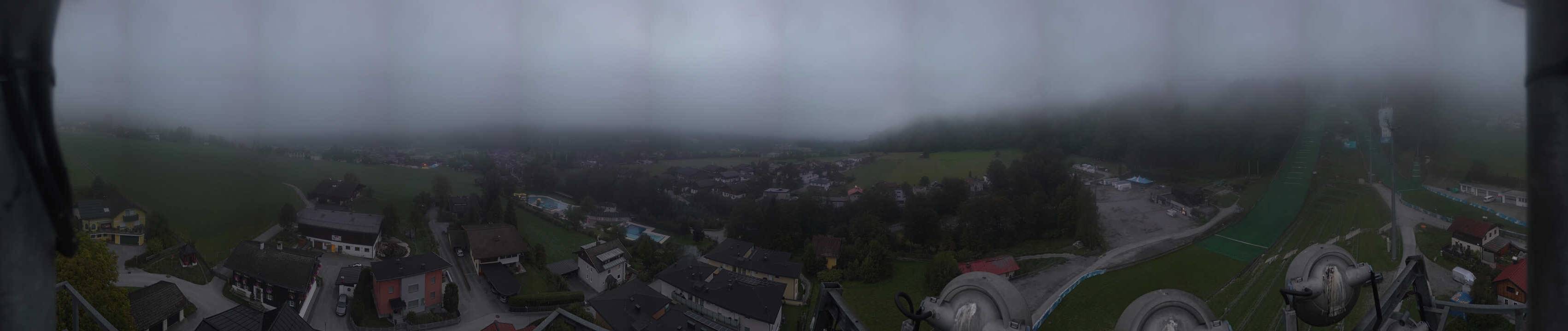 Archived image Webcam Bischofshofen - Village and Ski Jumping Area