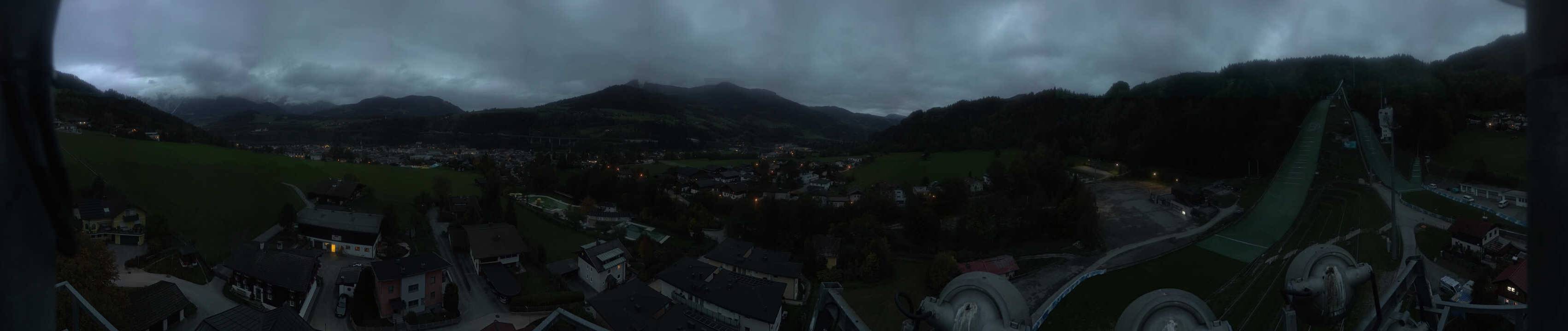 Archived image Webcam Bischofshofen - Village and Ski Jumping Area