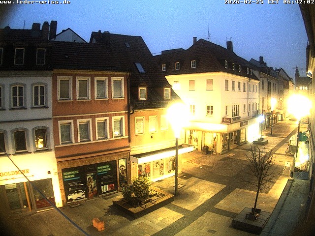 Archiv Foto Webcam Schweinfurt - Fußgängerzone