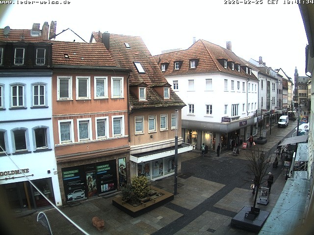 Archiv Foto Webcam Schweinfurt - Fußgängerzone
