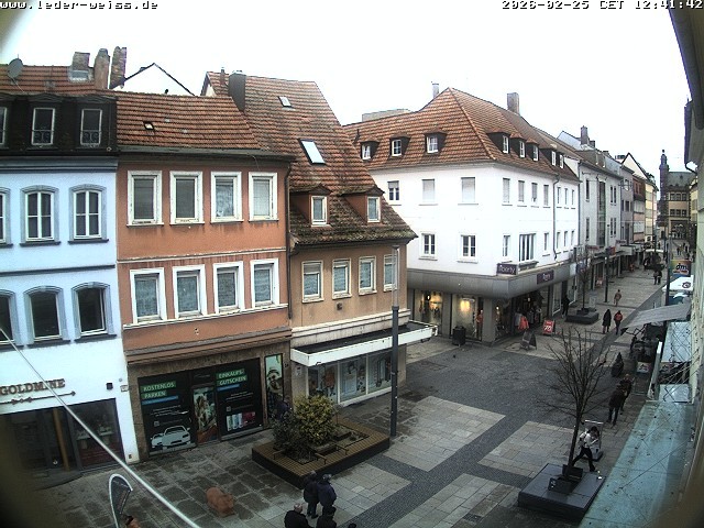 Archiv Foto Webcam Schweinfurt - Fußgängerzone