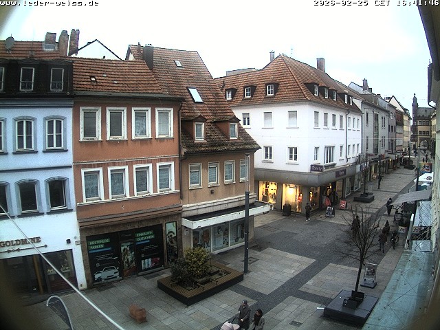 Archiv Foto Webcam Schweinfurt - Fußgängerzone