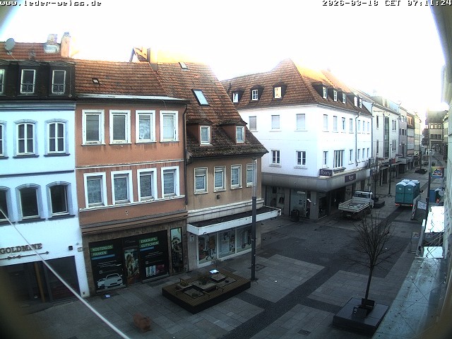 Archiv Foto Webcam Schweinfurt - Fußgängerzone