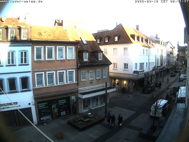 Archiv Foto Webcam Schweinfurt - Fußgängerzone