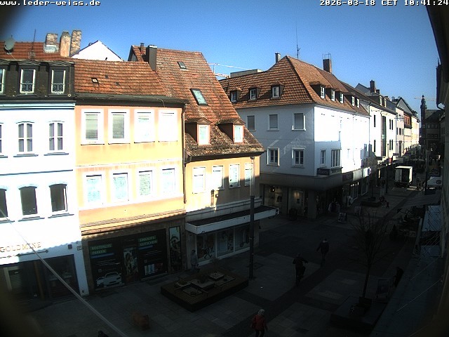 Archived image Webcam Schweinfurt - Pedestrian Zone