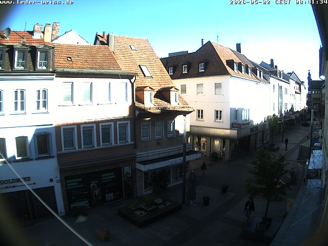 Archiv Foto Webcam Schweinfurt - Fußgängerzone