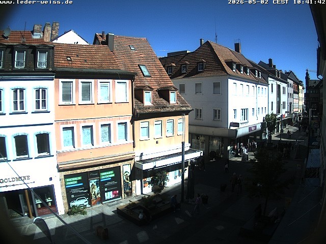 Archiv Foto Webcam Schweinfurt - Fußgängerzone