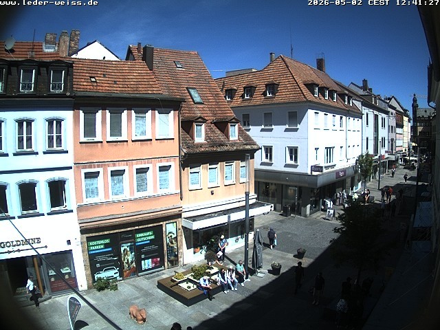 Archiv Foto Webcam Schweinfurt - Fußgängerzone