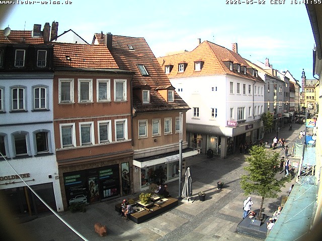 Archived image Webcam Schweinfurt - Pedestrian Zone