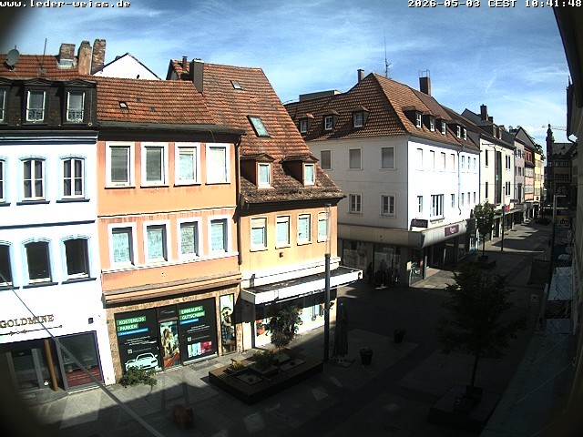 Archiv Foto Webcam Schweinfurt - Fußgängerzone