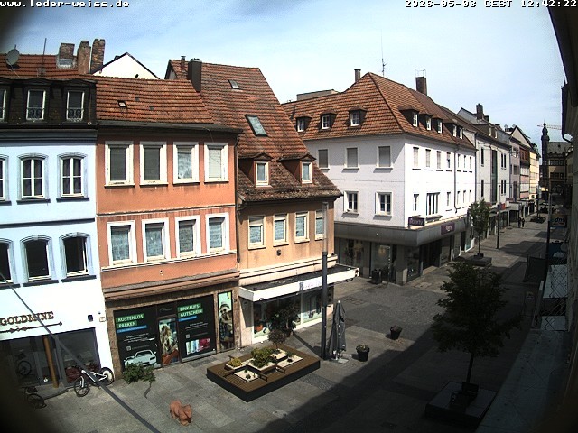 Archiv Foto Webcam Schweinfurt - Fußgängerzone