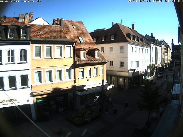 Archiv Foto Webcam Schweinfurt - Fußgängerzone