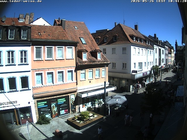 Archiv Foto Webcam Schweinfurt - Fußgängerzone