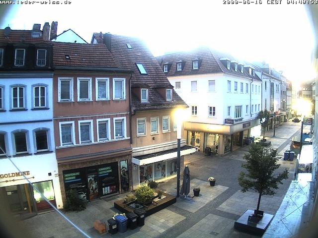 Archiv Foto Webcam Schweinfurt - Fußgängerzone