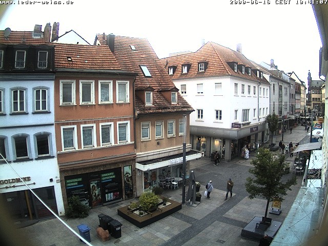 Archiv Foto Webcam Schweinfurt - Fußgängerzone