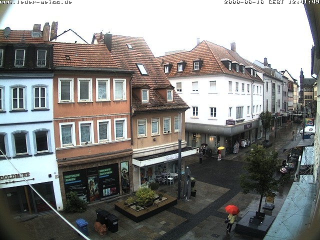 Archiv Foto Webcam Schweinfurt - Fußgängerzone
