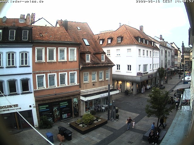 Archiv Foto Webcam Schweinfurt - Fußgängerzone