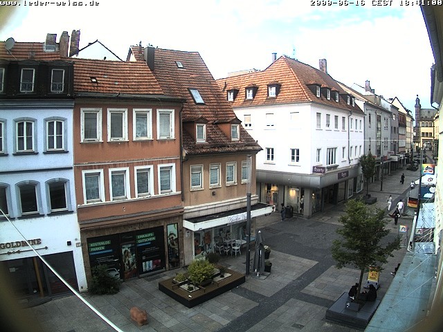 Archived image Webcam Schweinfurt - Pedestrian Zone