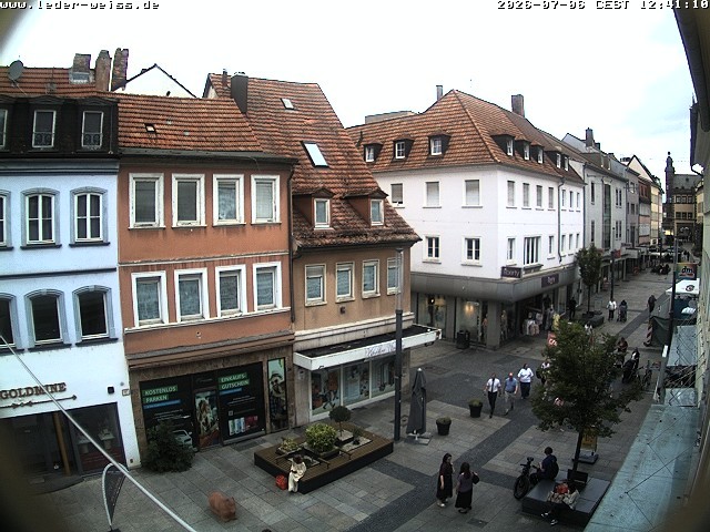 Archiv Foto Webcam Schweinfurt - Fußgängerzone