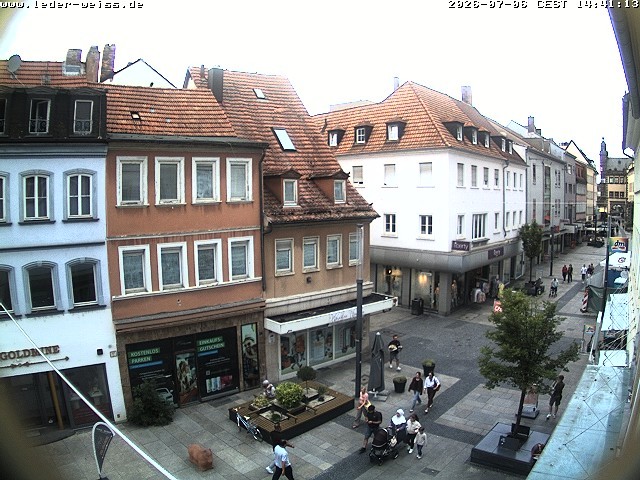 Archiv Foto Webcam Schweinfurt - Fußgängerzone