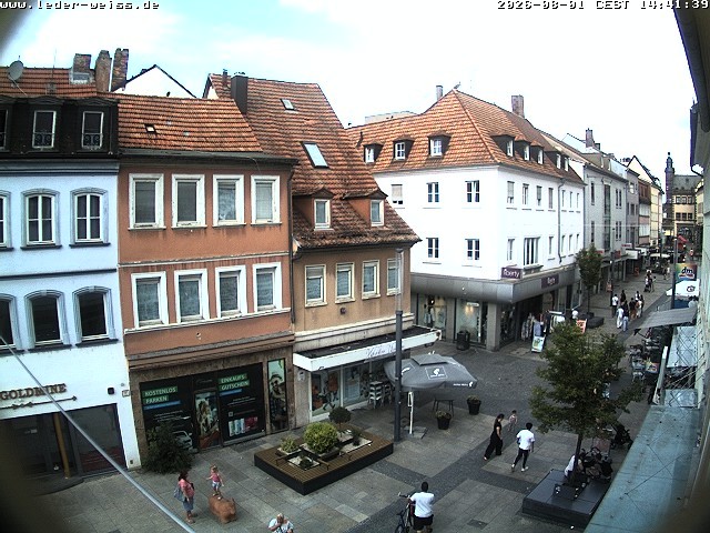 Archived image Webcam Schweinfurt - Pedestrian Zone