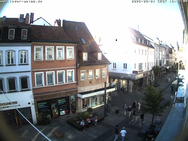 Archived image Webcam Schweinfurt - Pedestrian Zone