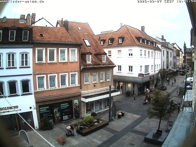 Archiv Foto Webcam Schweinfurt - Fußgängerzone