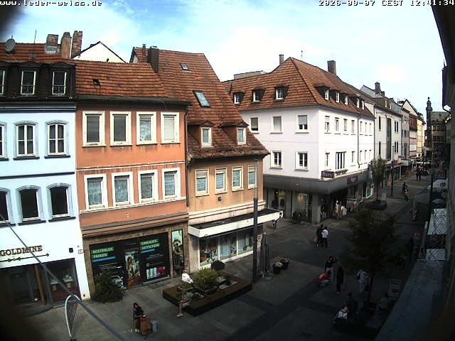 Archiv Foto Webcam Schweinfurt - Fußgängerzone